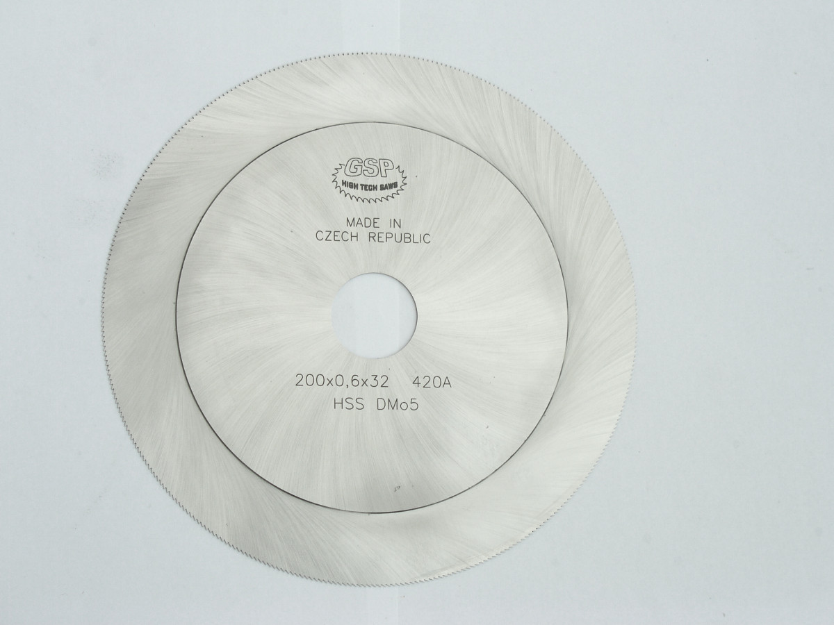 Saw Blades HSS Cold and Cut-Off Saws GSP Zborovice