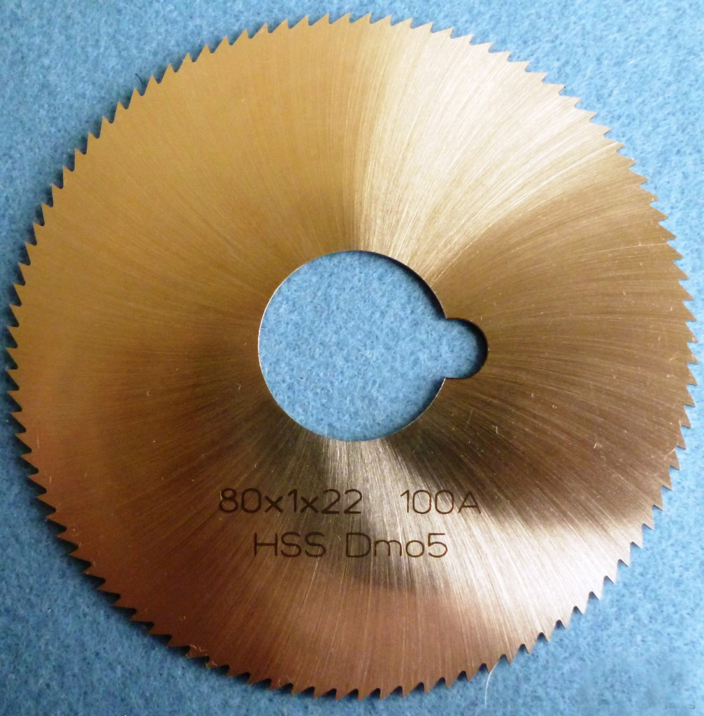 Slitting top saw blades